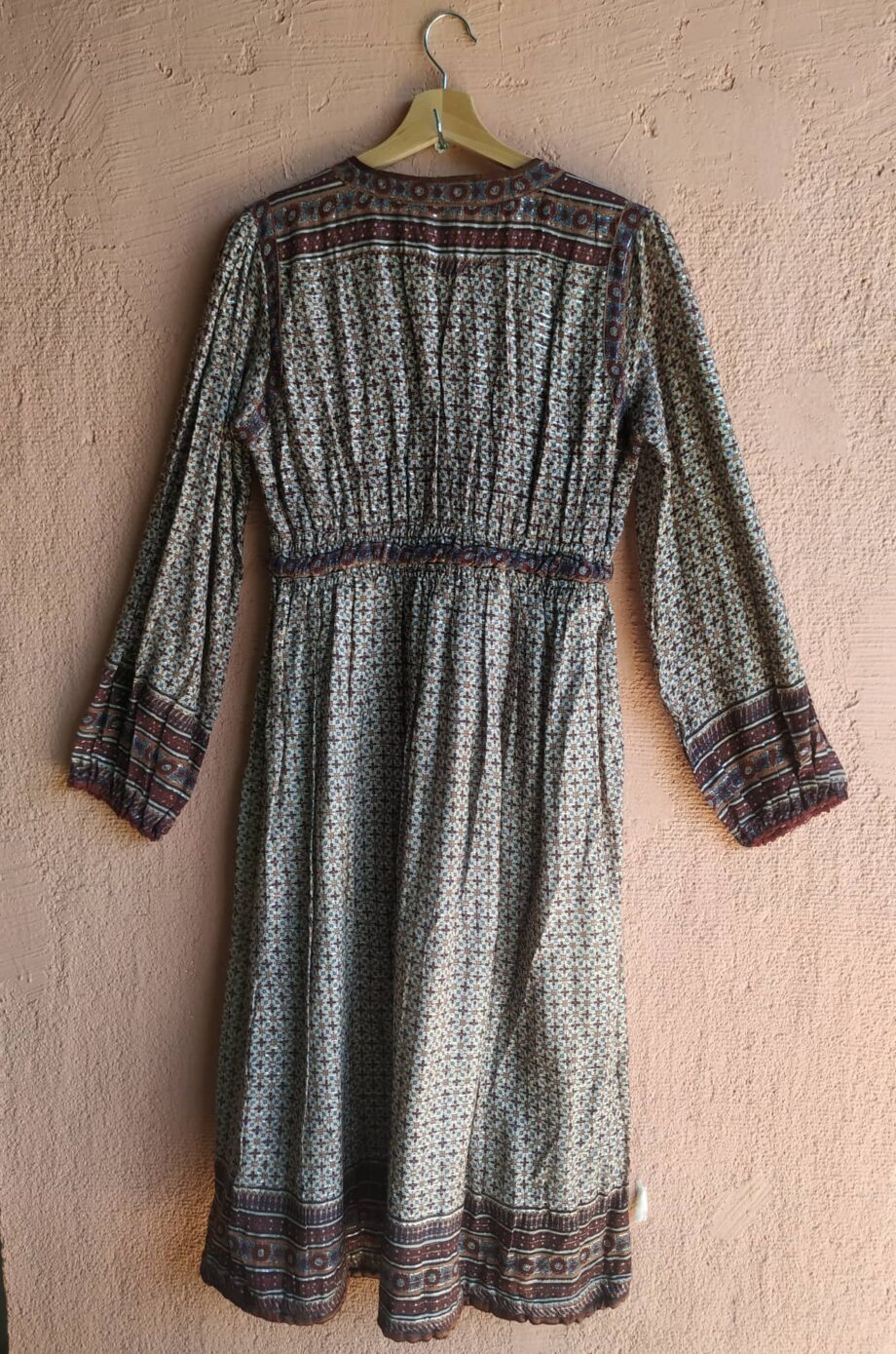 Vintage Indian Gauze Lurex Dress 1