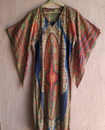 Vintage Boho Kaftan Dress