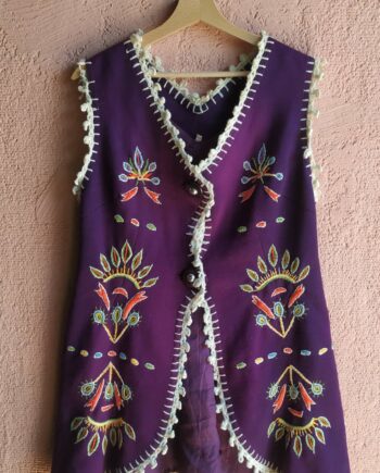 Vintage Embroidered Handmade Waistcoat