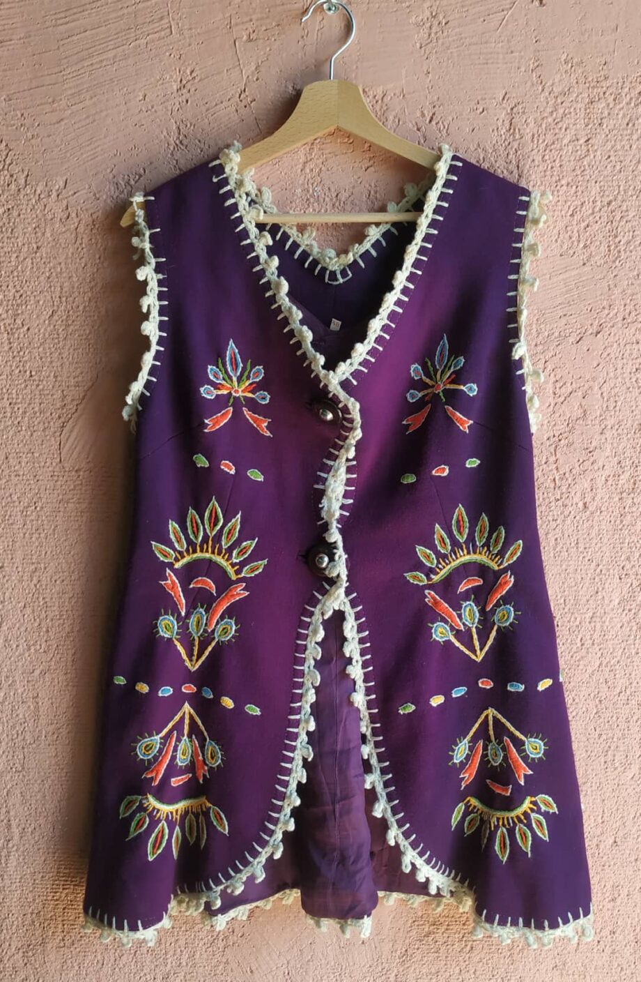 Vintage Embroidered Handmade Waistcoat