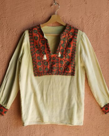 Vintage Hand Embroidered Top