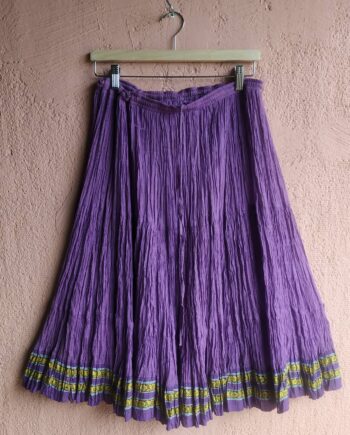 Vintage Indian Gauze Adini Cotton Skirt 1