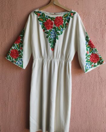 Vintage Hand Embroidered Dress