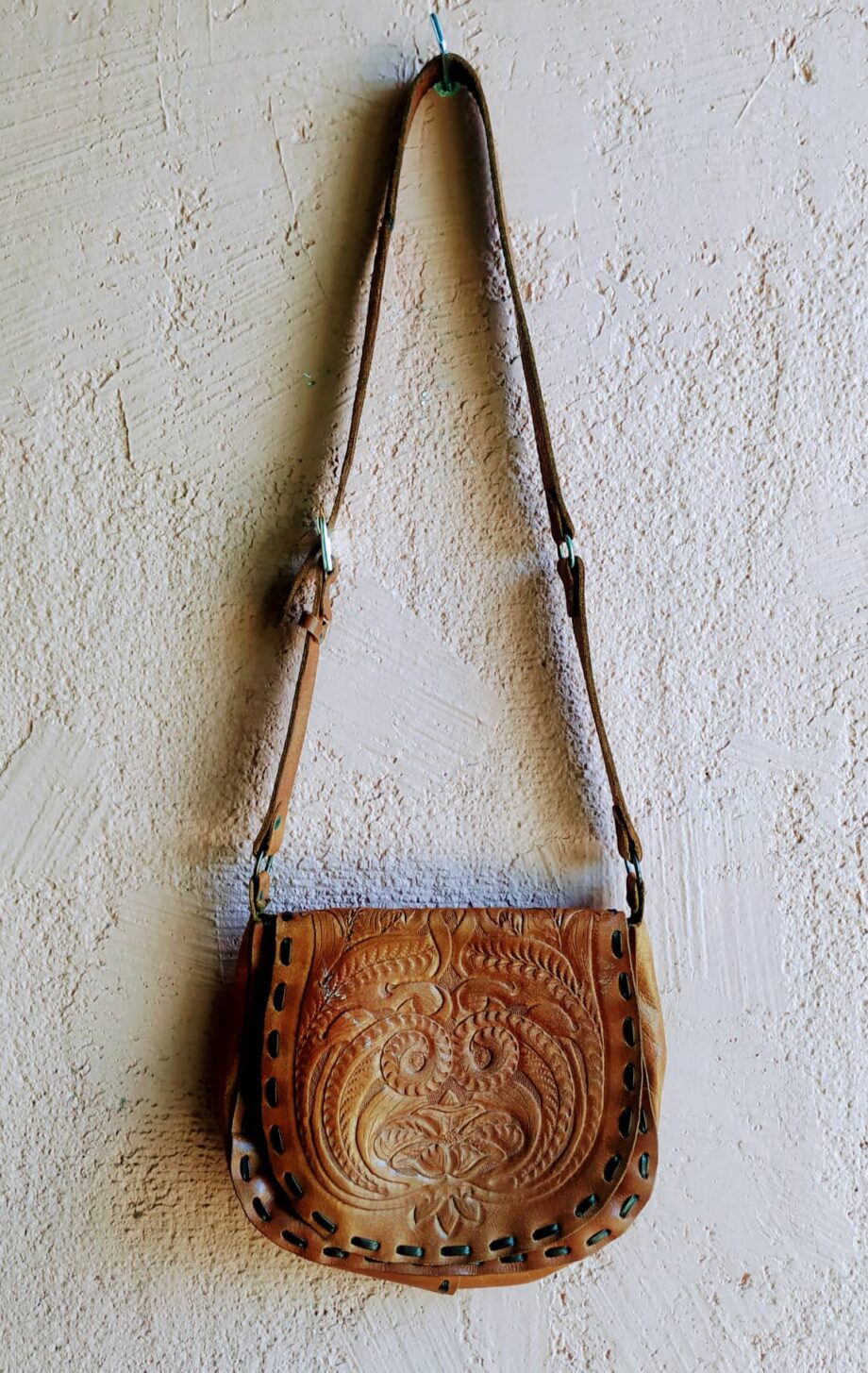 Vintage Leather 70s Bag