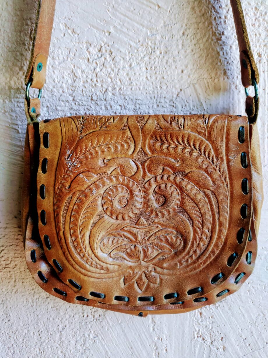 Vintage Leather 70s Bag 2