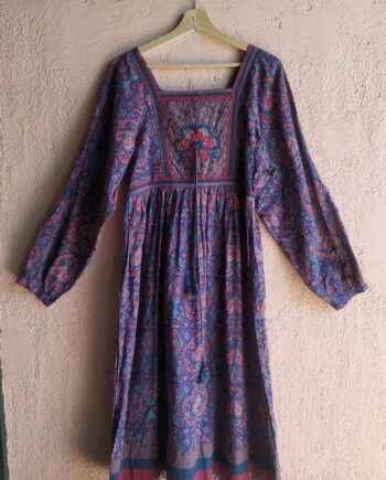 Vintage Indian Gauze Phool Dress