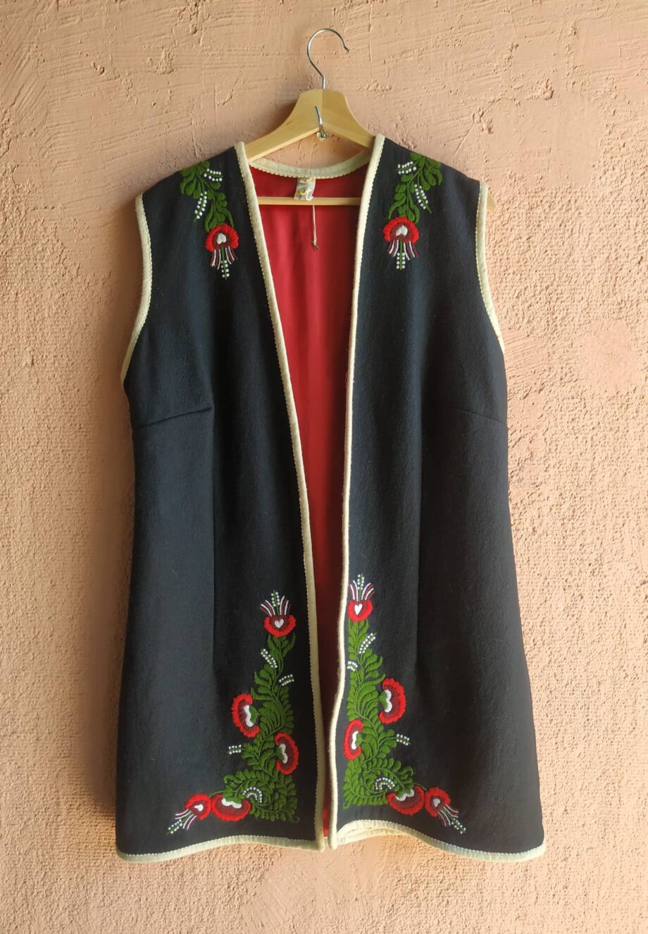 Vintage Hand Embroidered Waistcoat